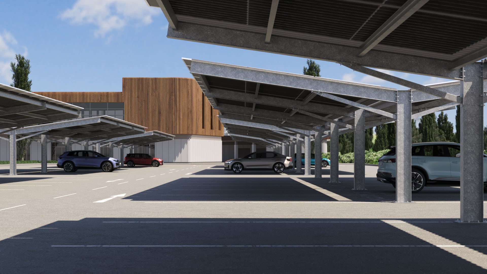 Solar carport the Seagull